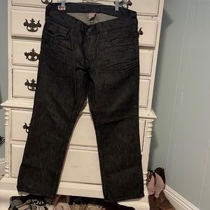 Mens black True Religion jeans